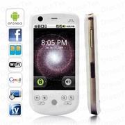 Android H6 - 1 sim,  на базе Android 2.1, 320*480,  Проц-р MTK 460MHZ. 